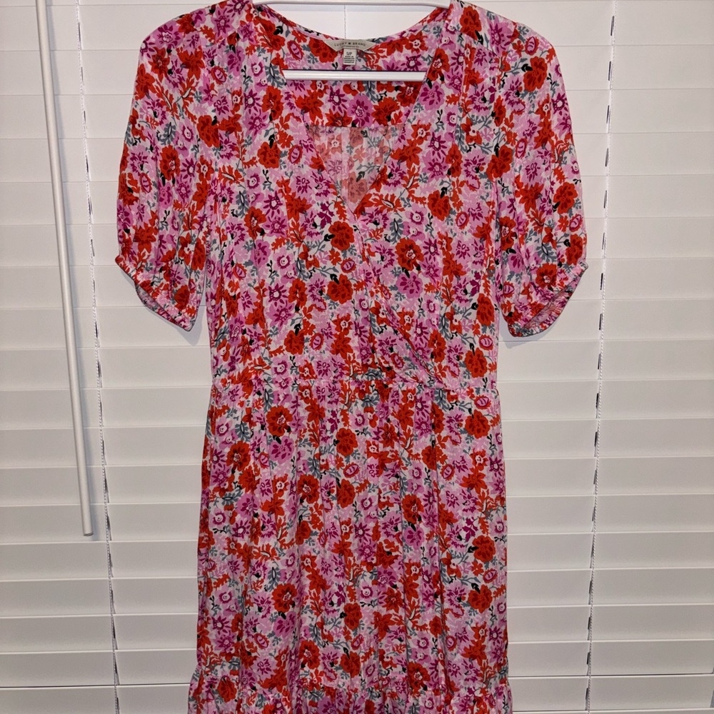 Lucky Brand Vibrant Floral Dress